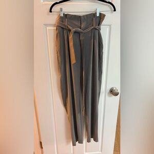 Tahari Gray Pinstripe Pants